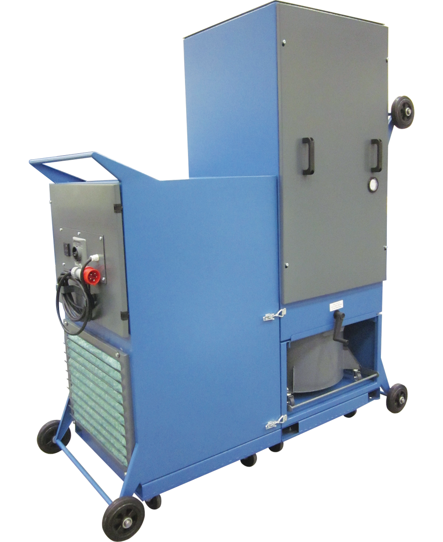 LFS filtermodul (til sammenbygning med LFS ventilatormodul) Monteret ...